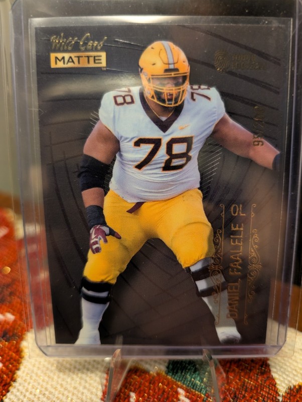 🔥 Daniel Faalele Wild Card Matte SP #/200 RC *Touch Football