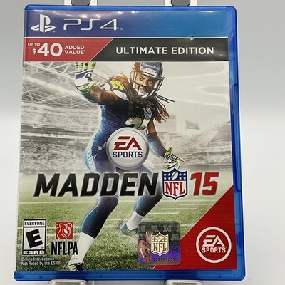 Madden NFL 15: Ultimate Edition Playstation 4 Game(CODE NO GOOD) GAME AND INSERT