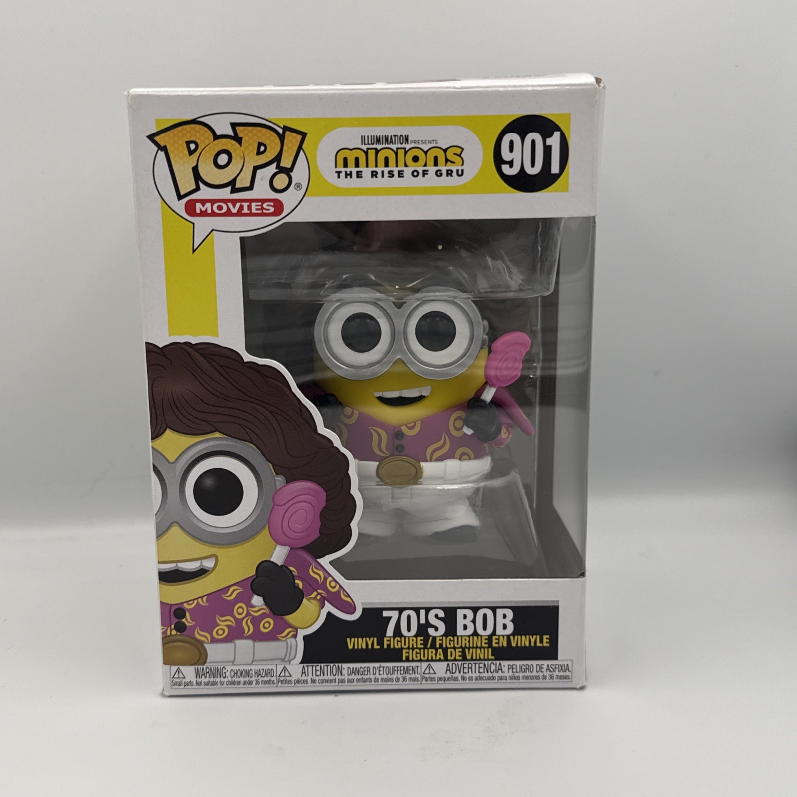 Funko Pop! Movies: Minions: The Rise of Gru - 70's Bob Vinyl Figure #901