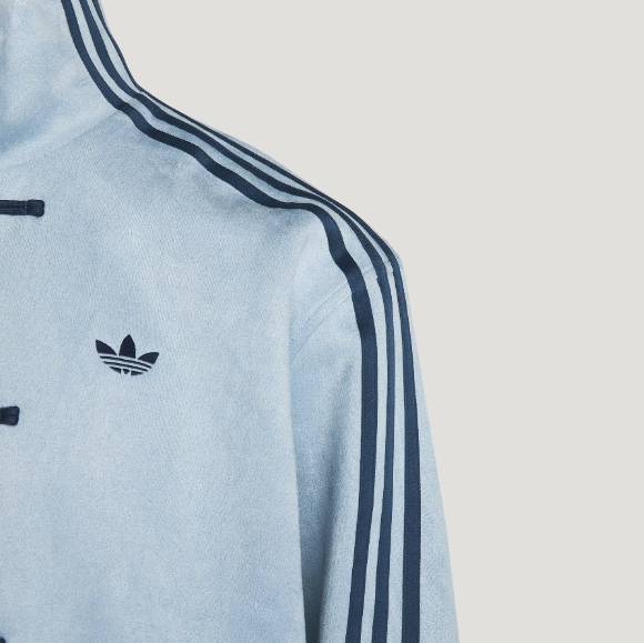 海外限定2XS Adidas CTT ジャケット ライトブルー KT3846 Adidas Originals CTT Chinese Track Casual Jacket KT3846 Unisex