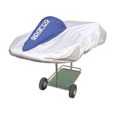 Sparco Kart Cover Silver/Blue 02712A