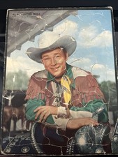 Vintage Whitman 1950s 11.5" x 15"" Roy Rogers picture puzzle no. 2604