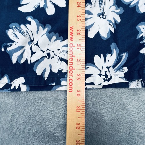 Woolrich Shirt Mens Large Floral Hawaiian Short Sleeve Button Up Casual Summer - Picture 8 of 8