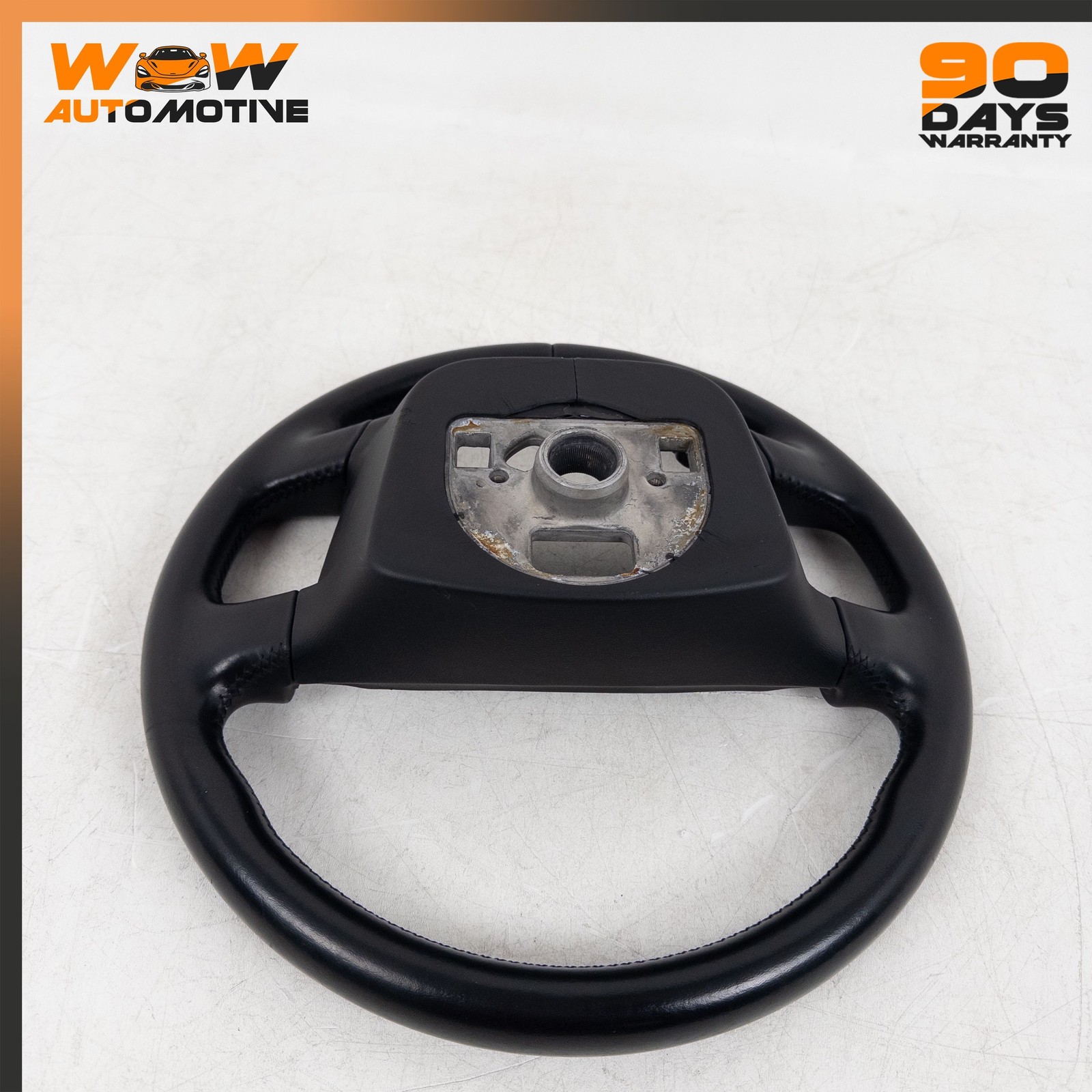 04-17 BENTLEY CONTINENTAL FLYING SPUR GTC GT DRIVER STEERING WHEEL BLACK OEM