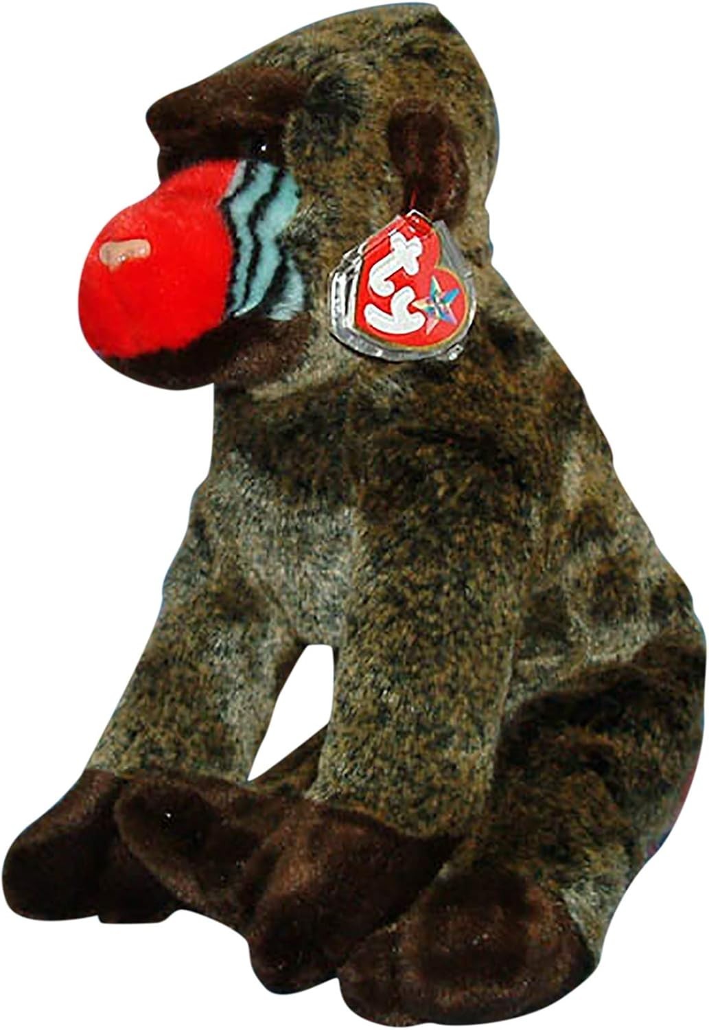 TY Beanie Buddy Cheeks Baboon 09434 12"" TALL ****NEW