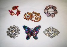 Antique Chanel Statement BROOCH JEWELRY LOT - CORO WEISS Collection