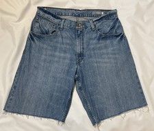 Y2K VTG Levi  s SilverTab Baggy Denim Jean Shorts Jorts Men's 32 Distressed
