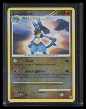 Lucario Diamond and Pearl #6/130 Reverse Holo MP on eBay