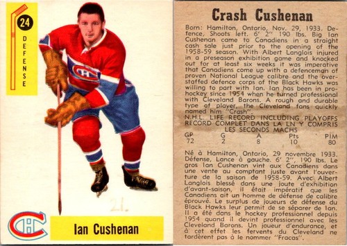 Ian Cushenan #24 card