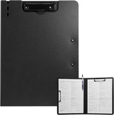 Clipboard Folder, A4 Foldable Clipboard with Horizontal and Vertical Double Meta