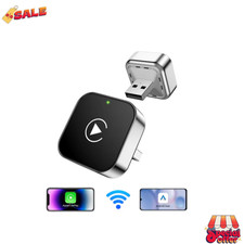 Wireless CarPlay Adapter for Apple iPhone  Android Auto USB Adapter Plug  Play
