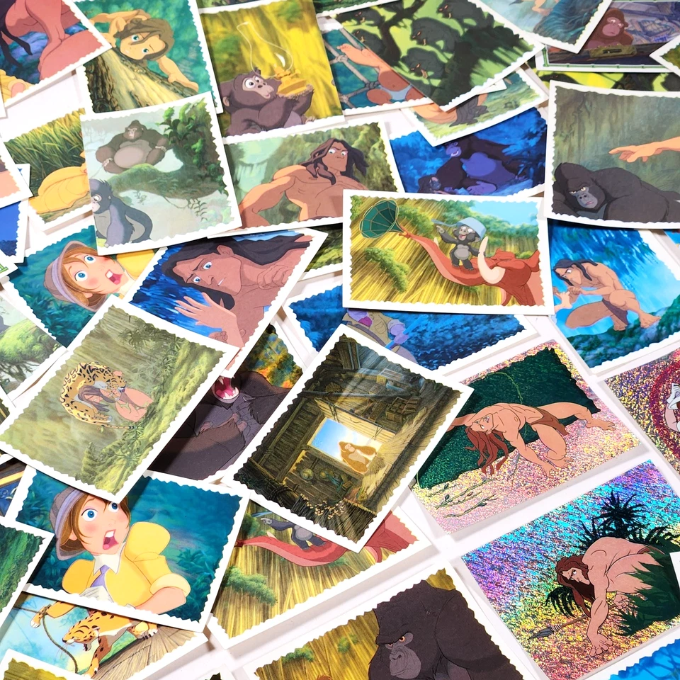 1999 Panini Disney's Tarzan 50+ Album Stickers Lot Mint Condition Made in Italy - Image 3 of 4