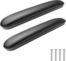 Wheelchair Armrest Pads Replacement, Universal Fit, Comfortable Black Pair 13.8"