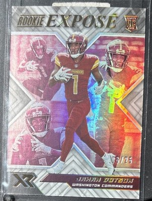 Jahan Dotson Rookie 8/25 - 2022 Panini XR - Rookie Expose 
