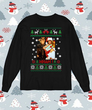 Wham Christmas George Michael Andrew Ridgeley Ugly Long Sleeve 1F2469
