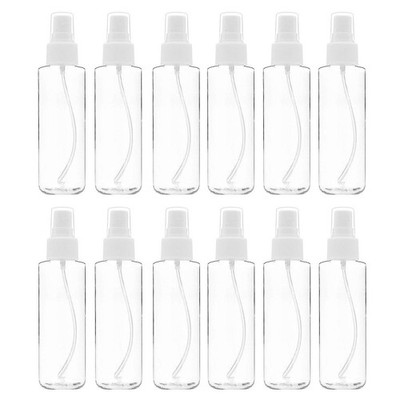 12Er Pack Fine Mist Clear SprüHflaschen 120 Ml (4 Unzen) mit Pumpspraykappe3249