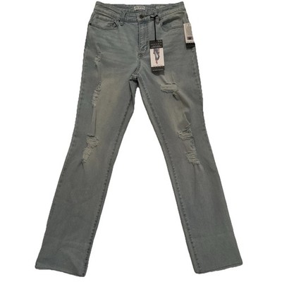 Sofia Vergara Women's Jeans High Rise Straight Veronica Distressed Grunge 6 NEW