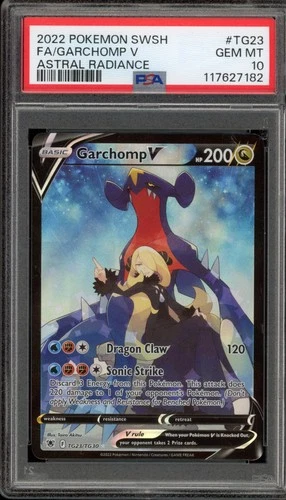 Pokemon Garchomp V Astral Radiance Trainer Gallery Full Art #TG23 PSA 10