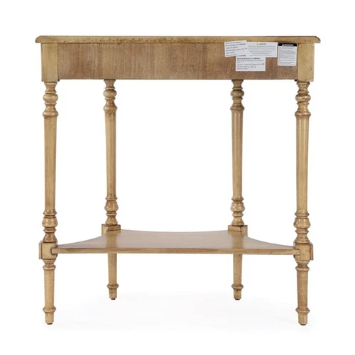 Butler Specialty Company Danelle 30" Demilune Wood Console Table - Beige - Picture 5 of 7
