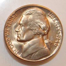 1946 D Jefferson Nickel - Brilliant Uncirculated from original mint roll
