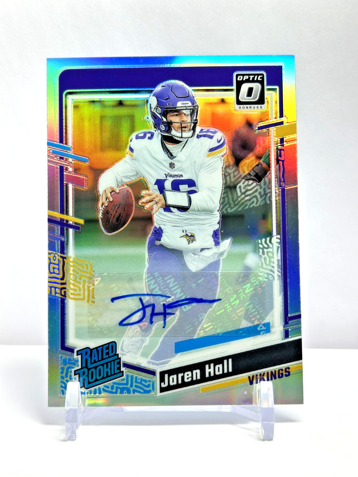 Jaren Hall Panini Donruss Optic #270 Autograph Holo