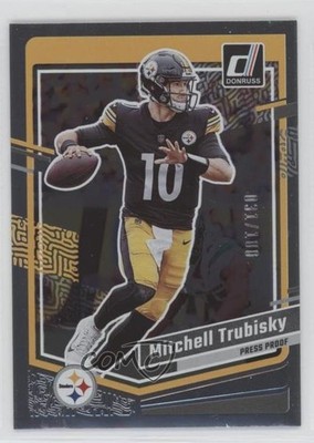 2023 Panini Donruss Press Proof Silver 31/100 Mitchell Trubisky #251 16wc