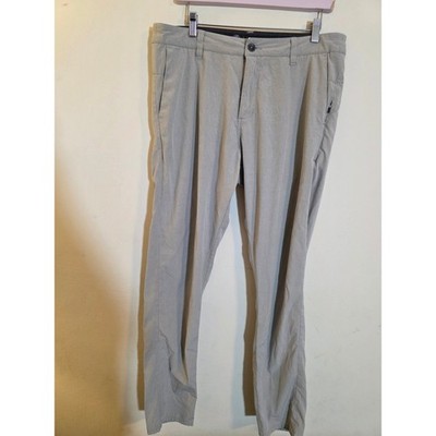 Vuori Aim Technical Pants Men's 34x33 Light Grey Style V431 Performance Stretch