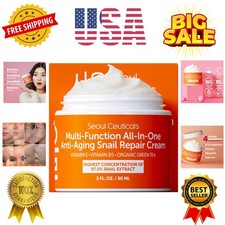 Snail Mucin Moisturizer 97.5 - Korean Skin Care Snail Repair Cream - Day  N...