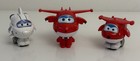 Lot Super Wings Transforming Jet Toys Transform-A-Bot Plane Jett rouge blanc