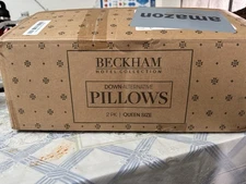 Beckham Luxury Linens Hotel Collection Bed Pillow White - Queen Size, 2 Pack