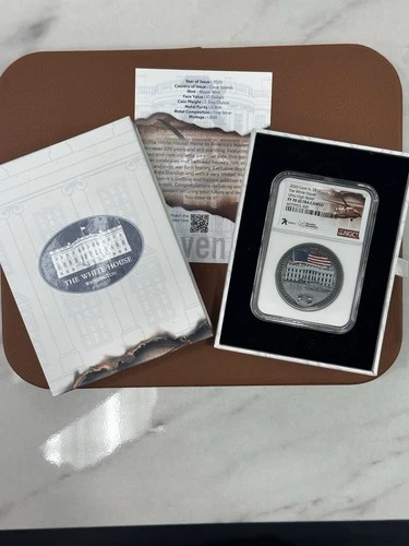 2020 Cook Islands White House 2 oz .999 High Relief NGC PF70 Ultra Cameo (Z0004)