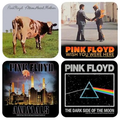 Pink Floyd Coasters Set of 4 Officially Licensed