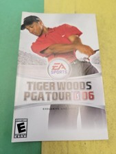 Tiger Woods PGA Tour 06 Sony PlayStation 2, 2005 Manual Only
