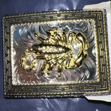 Moranse Scorpion Belt Buckle Western Cowboy