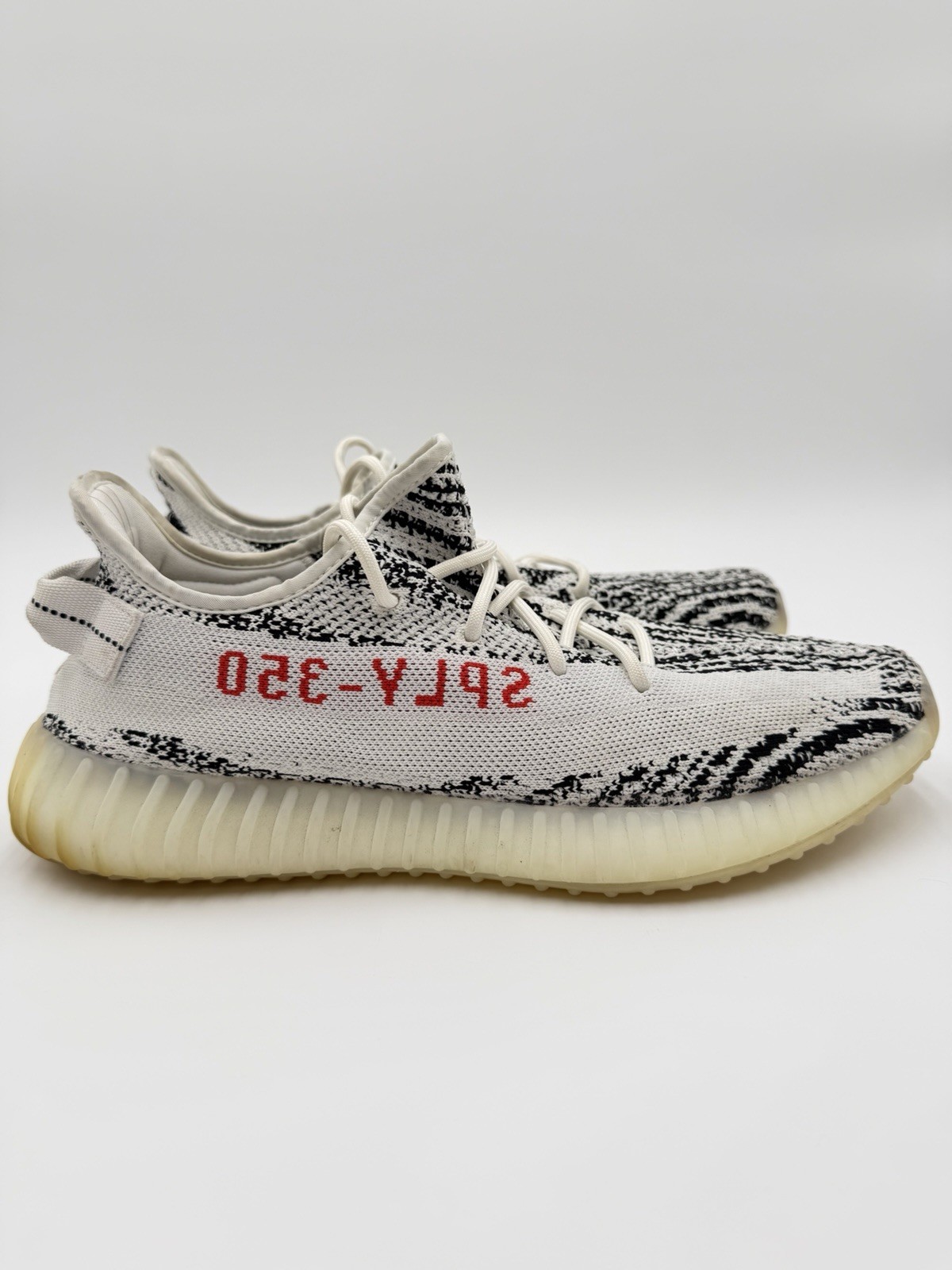 Adidas Men's Yeezy Boost 350 V2 Size 12 Zebra |CP9654| thumbnail 3