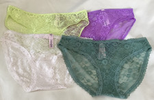 Victoria s Secret set of 4 Lace Bikinis Size M 120