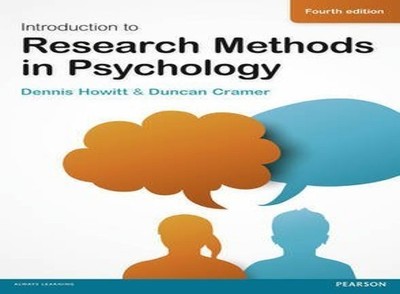 Introduction to Research Methods in Psychology by Cramer, Prof Duncan 0273775057