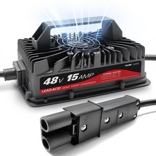 YILEIDE 15 Amp 48 Volt Golf Cart Battery Charger for Yamaha G19-G22 Carts