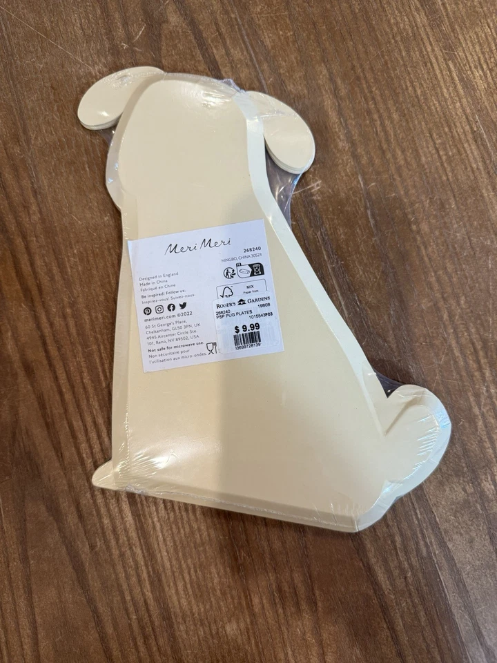 9" Puppy Paper Plates 8 Plates - A0014 - Image 2 of 2