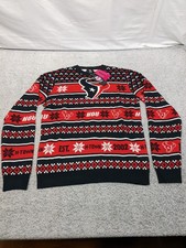 FOCO NFL Team Apparel Houston Texans Sweater Mens Medium Officially Licensed NWT