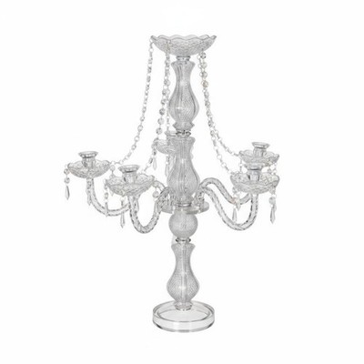Kristall Kerzenleuchter Elegant Hochzeitskandelaber Luxus Design für Bankett