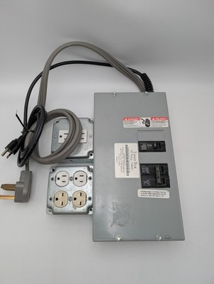 SUNLIGHT SUPPLY 30AMP TIMER BOX 10 Amps 120V , 20 Amps 240V W Cords