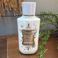 Bath Body Works Snowflakes Cashmere Body Lotion 8 oz NEW