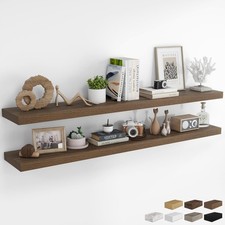 72Inch Floating Shelves for Wall 2 Pack Shelves for Bedroom Kitchen Bathroom