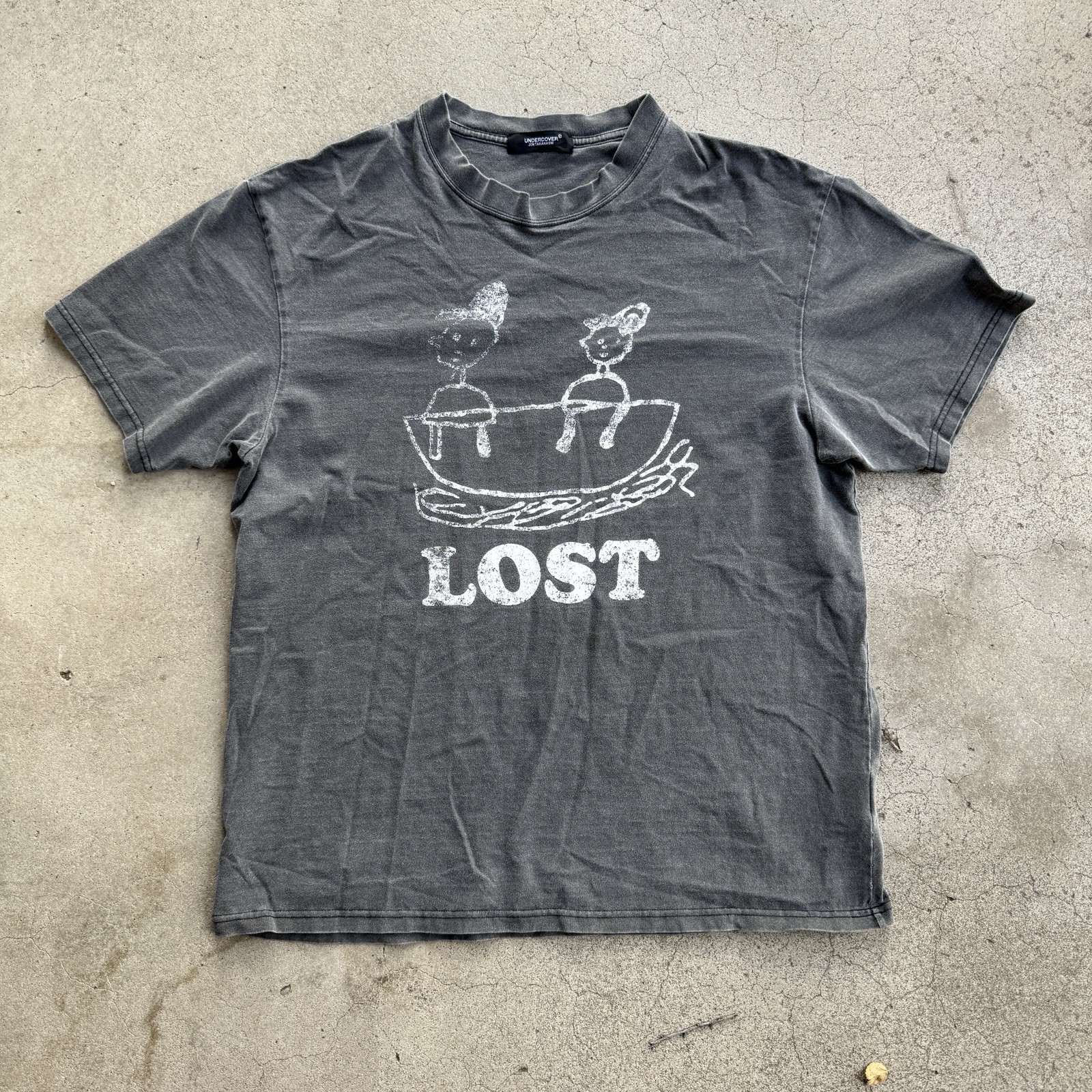 Undercover Tee Shirt Lost SS22 Gray Jun Takahashi Siz… - Gem