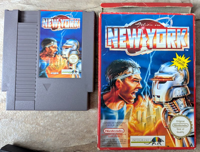 ABSOLUTE PAL A RARITÄT ! Action in New York- Nintendo NES Spiel