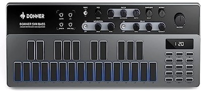 Donner B1 Analog Bass Synth Sequencer 128 Patterns MIDI USB