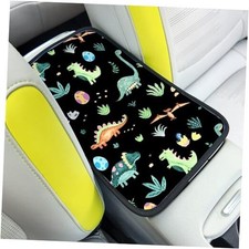 Car Armrest Box Pad,Car Armrest Pad Car Armrest Cover Protector Cute Dinosaur