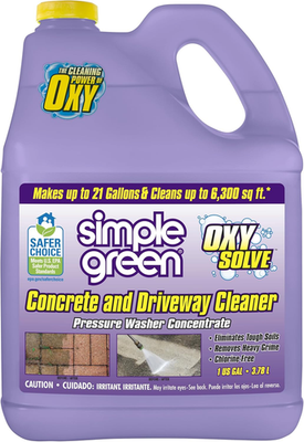 #ad Oxy Solve Concrete and Driveway Pressure Washer Cleaner Purple Unscented 128 $40.23