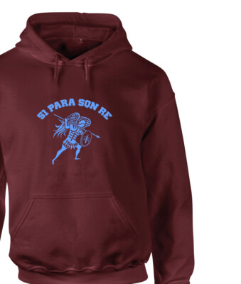 Felpa Con Cappuccio Stampata 51 PARA SQN RE - Royal Engineers Parachute Army - Nuova